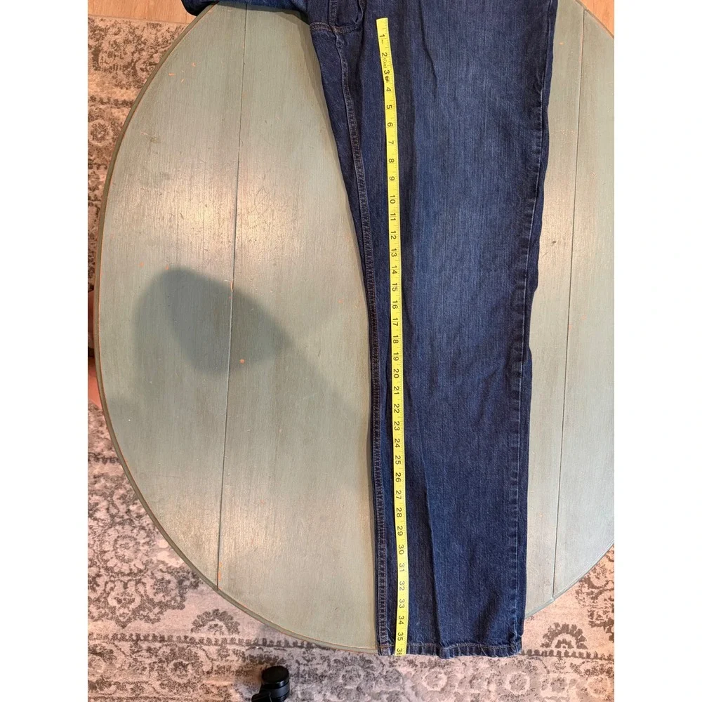Carhartt‎ Relaxed Fit Dark Wash Denim Jeans Mens 38x36 BD5119-M Blue Cotton